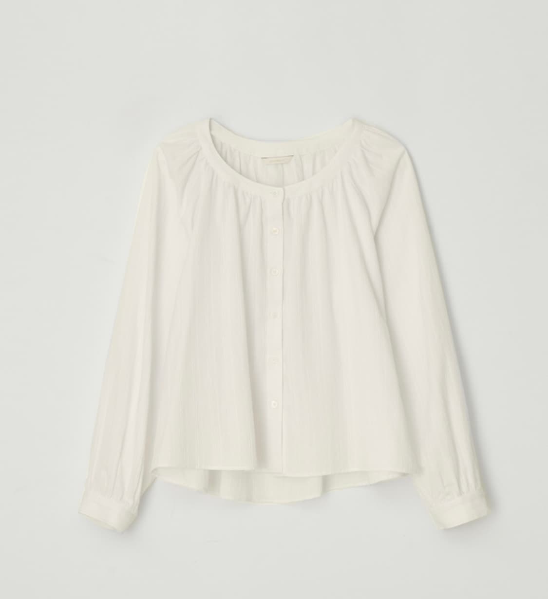 링서울 stripe shirring volume blouse-ivory 상품이미지2