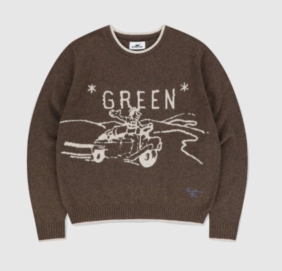 썬러브 브라운 니트  상품이미지1