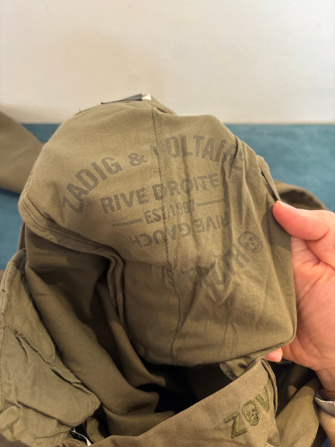 쟈딕앤볼테르 카키 코튼팬츠 상품이미지9