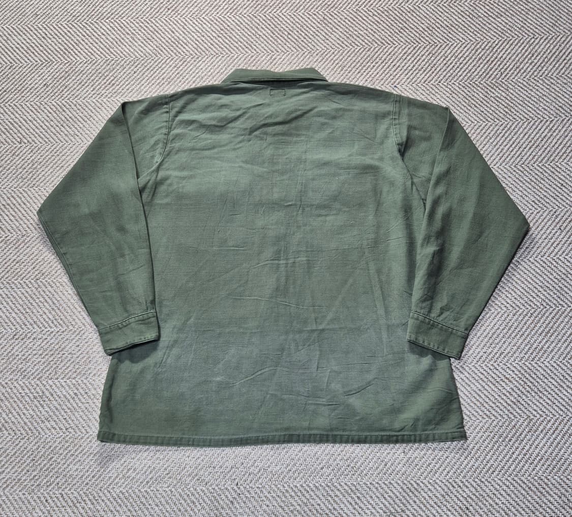 70s 미군 OG107 사틴 셔츠 상품이미지5
