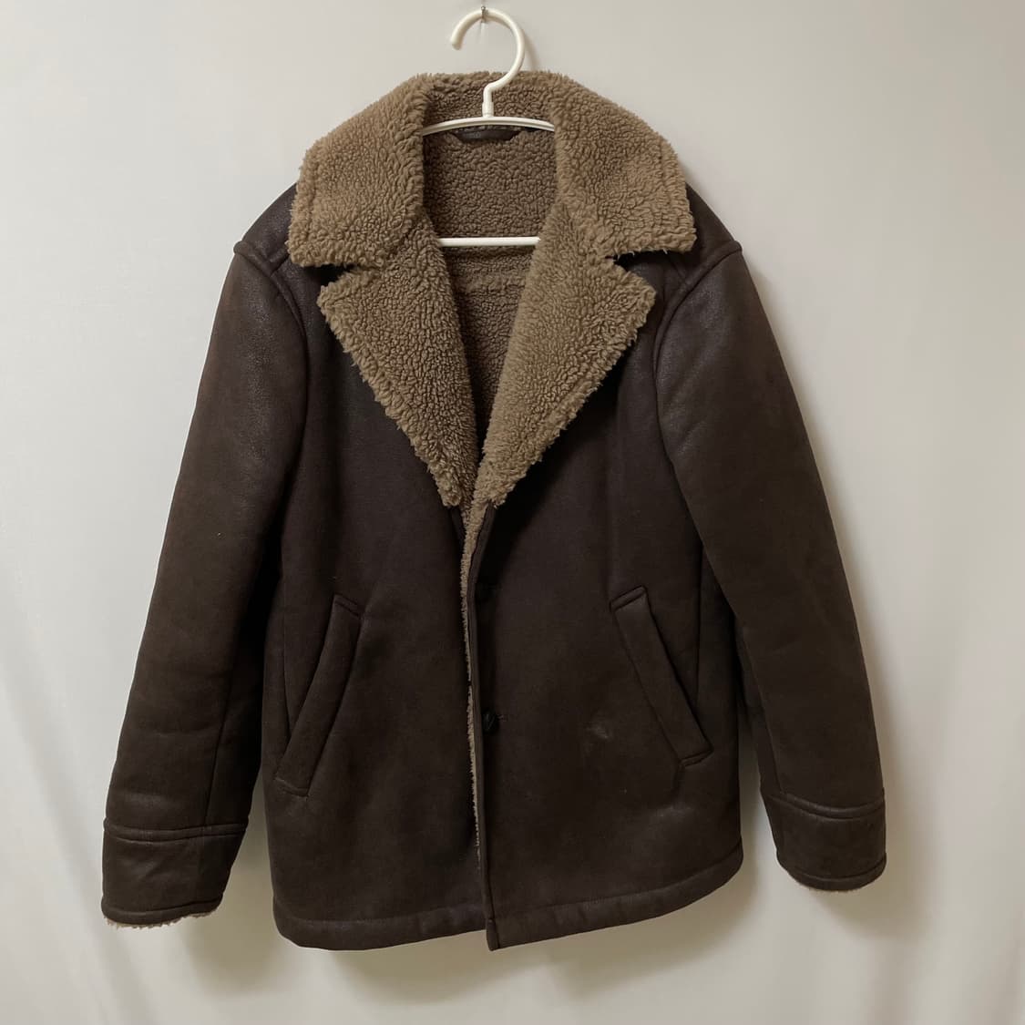 [ L ] 유니클로 남성 양털 무스탕 자켓 상품이미지1