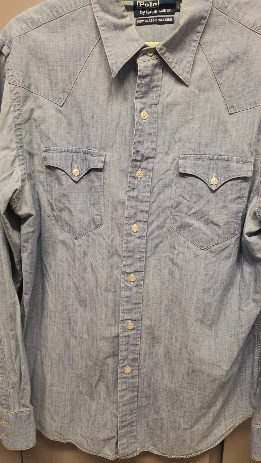 폴로 랄프로렌 데님 웨스턴 셔츠 상품이미지2