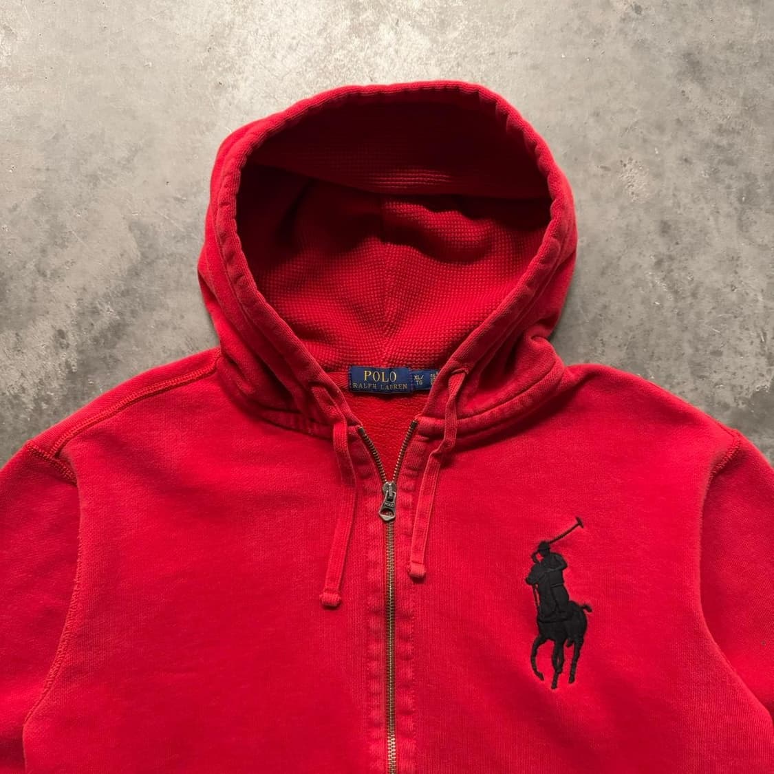 폴로 랄프로렌 빈티지 빅포니 로고 후드 집업 상품이미지2