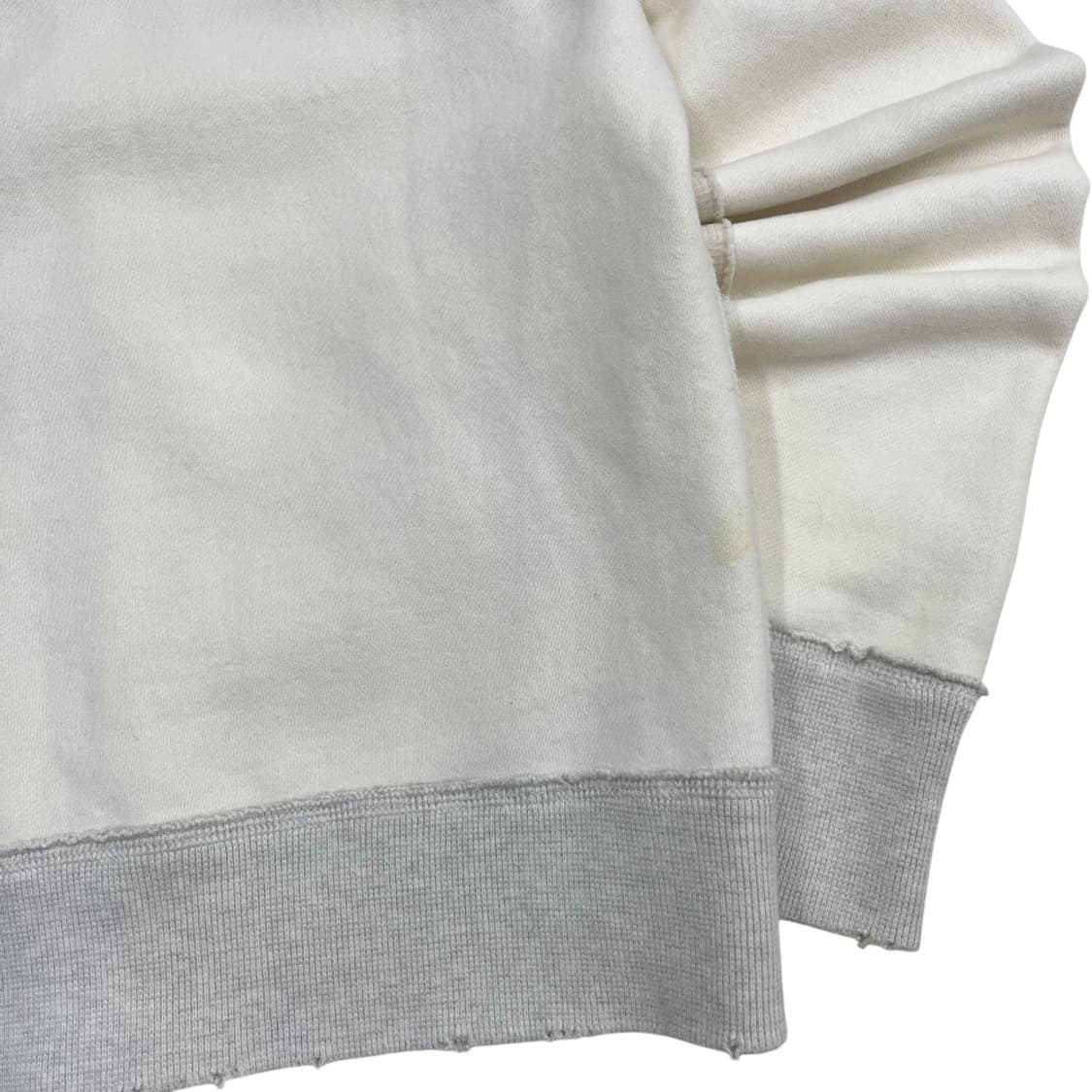 아베크롬비 네이비 센터로고 아이보리 후드집업 M 상품이미지6