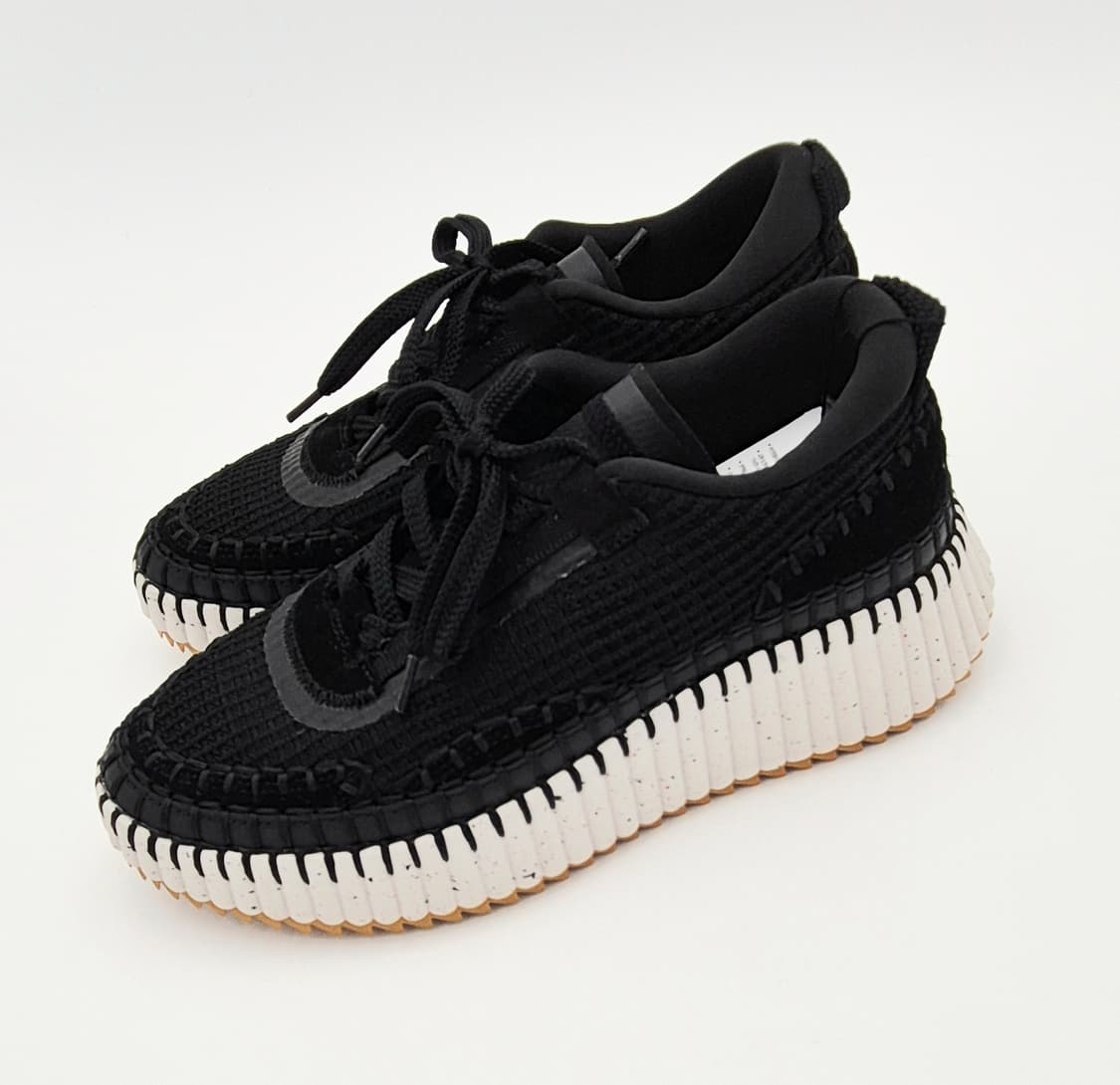 끌로에 나마 블랙 플랫폼 스키커즈 36 상품이미지1