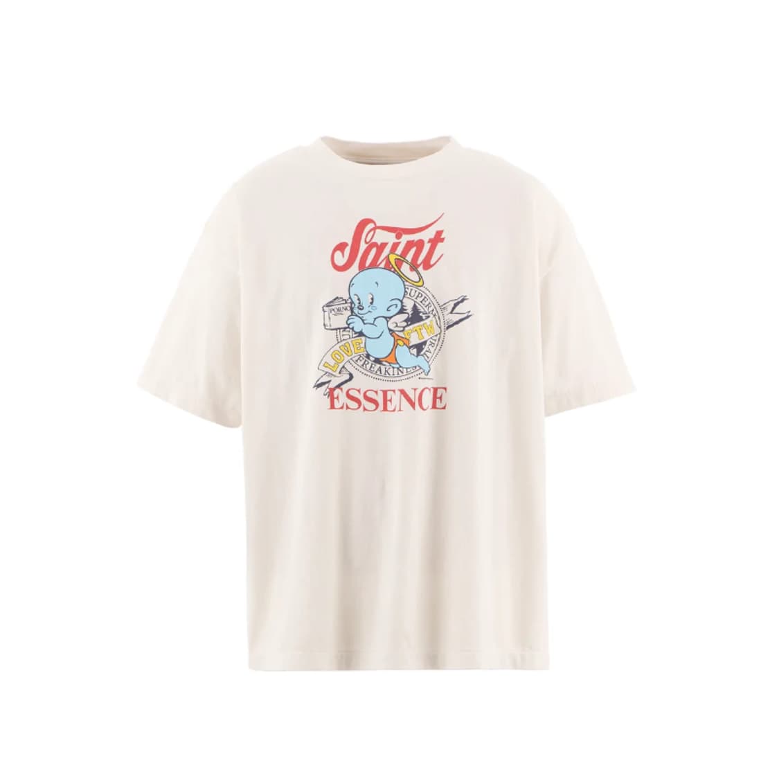 [새상품/XL] 세인트미카엘 베이비 반팔 티셔츠 화이트 상품이미지1