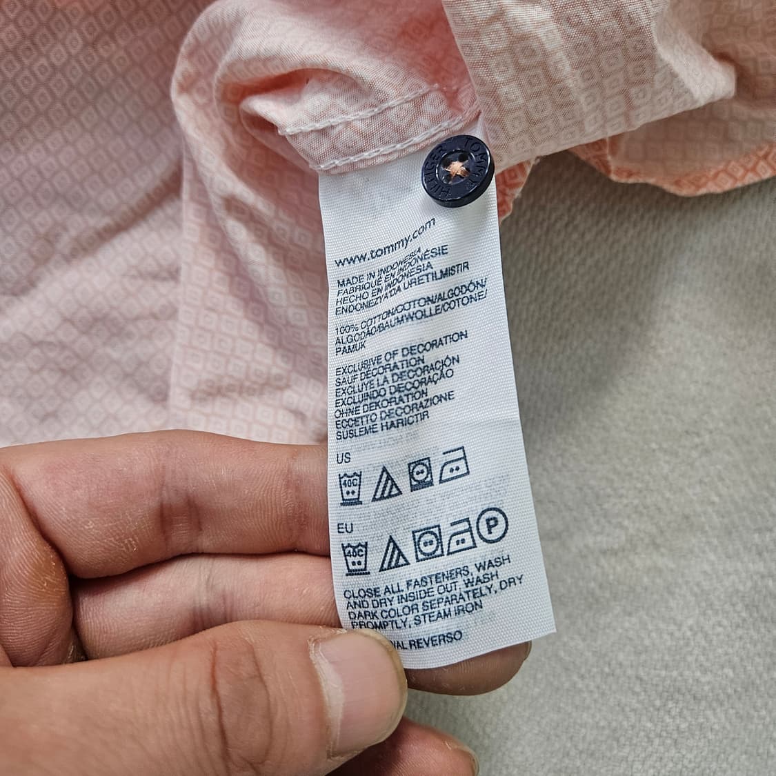 L 타미힐피거 남성 반팔 셔츠 0310Y 상품이미지4