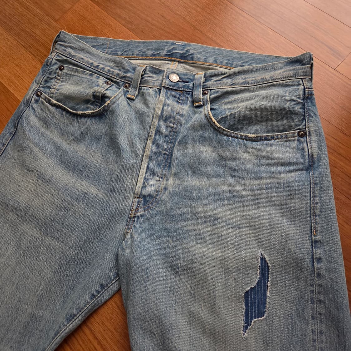 리바이스 LVC 1947 501 로얄 플러시 34x32사이즈 상품이미지4