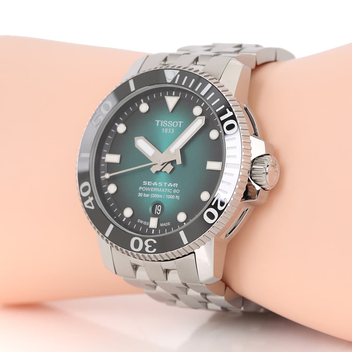 티쏘 씨스타 1000 파워매틱80 워치 스틸시계 T120.407.11.0 상품이미지7