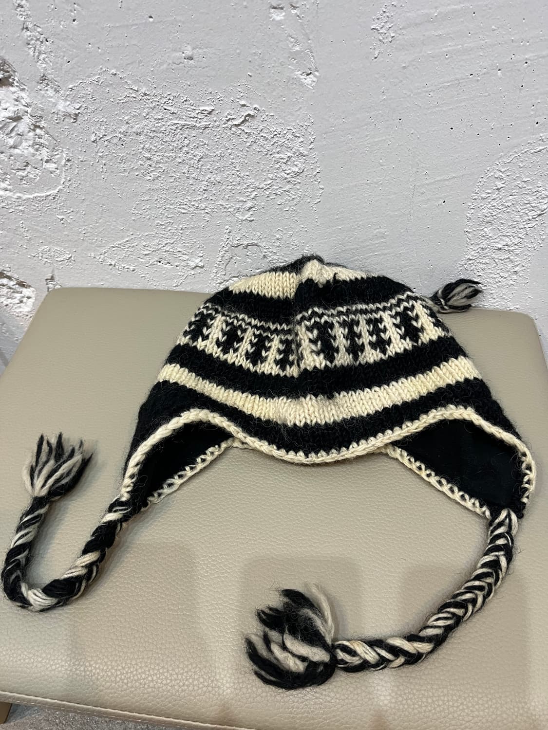 핸드메이드 울 이어플랩 모자  상품이미지1