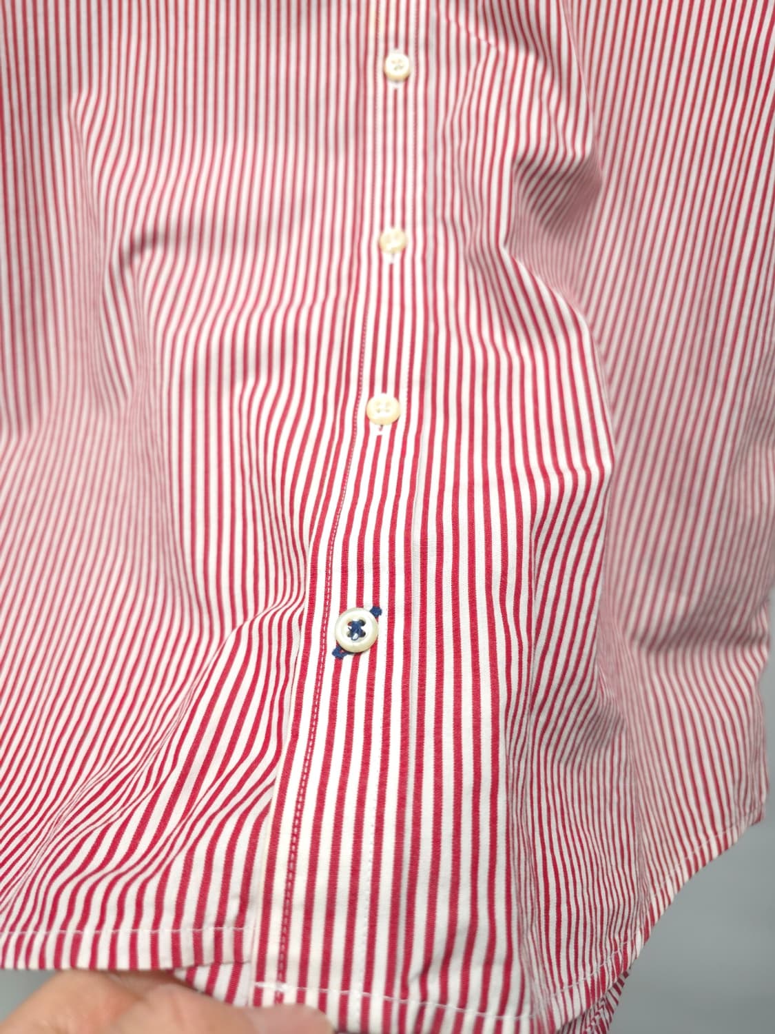 타미힐피거 레드 스트라이프 슬림핏 셔츠 (95~100) 상품이미지9