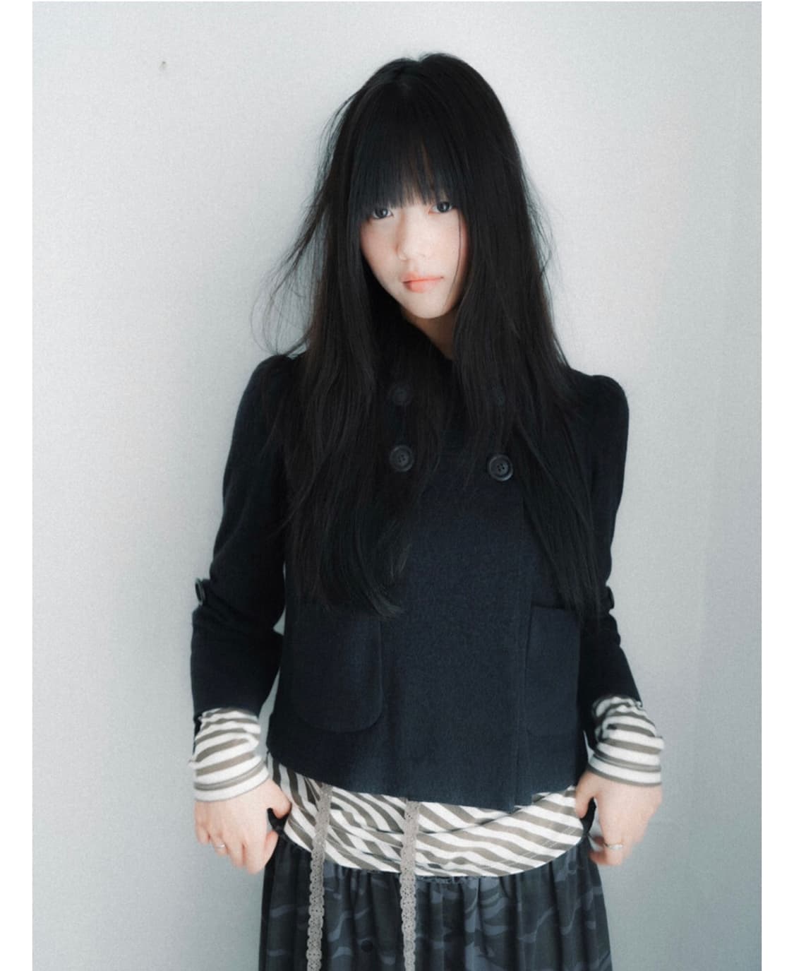 인앤양인하모니 포포 가디건 자켓 블랙 상품이미지2