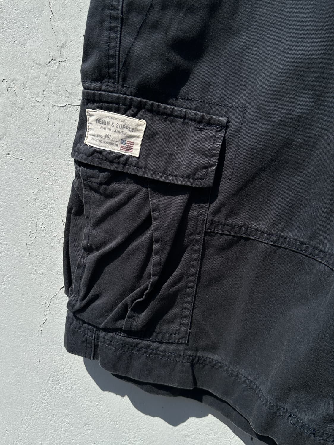 [35] 데님앤서플라이 폴로 랄프로렌 네이비 카고 반바지 상품이미지4