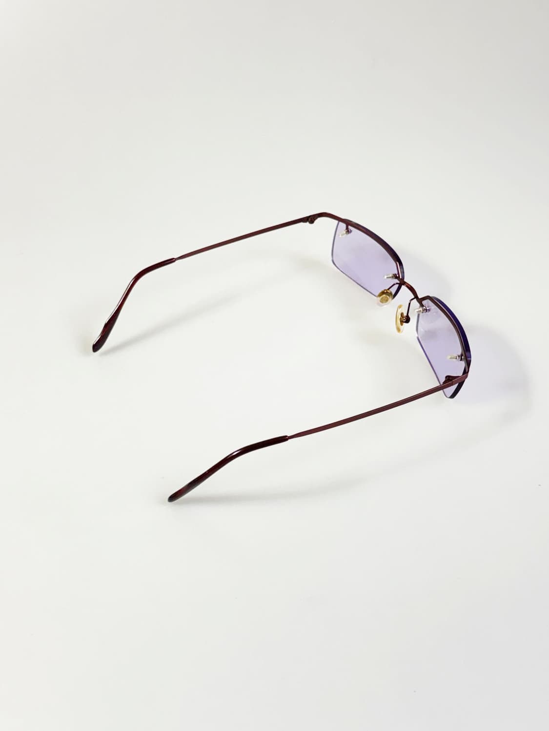 JEEP PLUS 반무테 스퀘어 메탈 프레임 빈티지 안경 상품이미지4