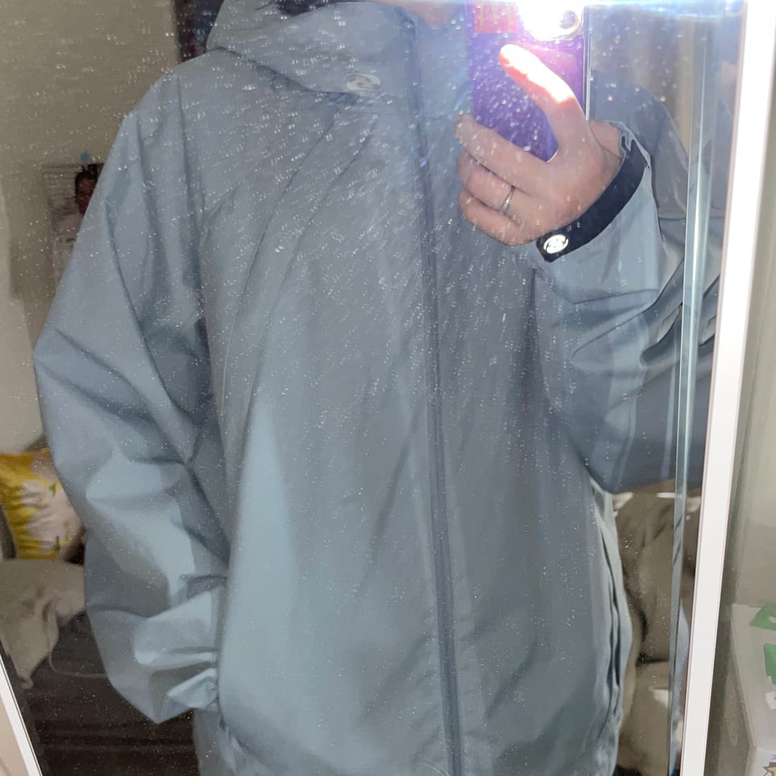 산산기어 윈드블록 자켓 스카이블루 22fw 상품이미지1