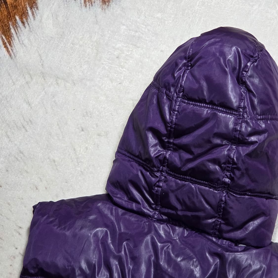 NOTON 퍼플 패딩 베스트 상품이미지6