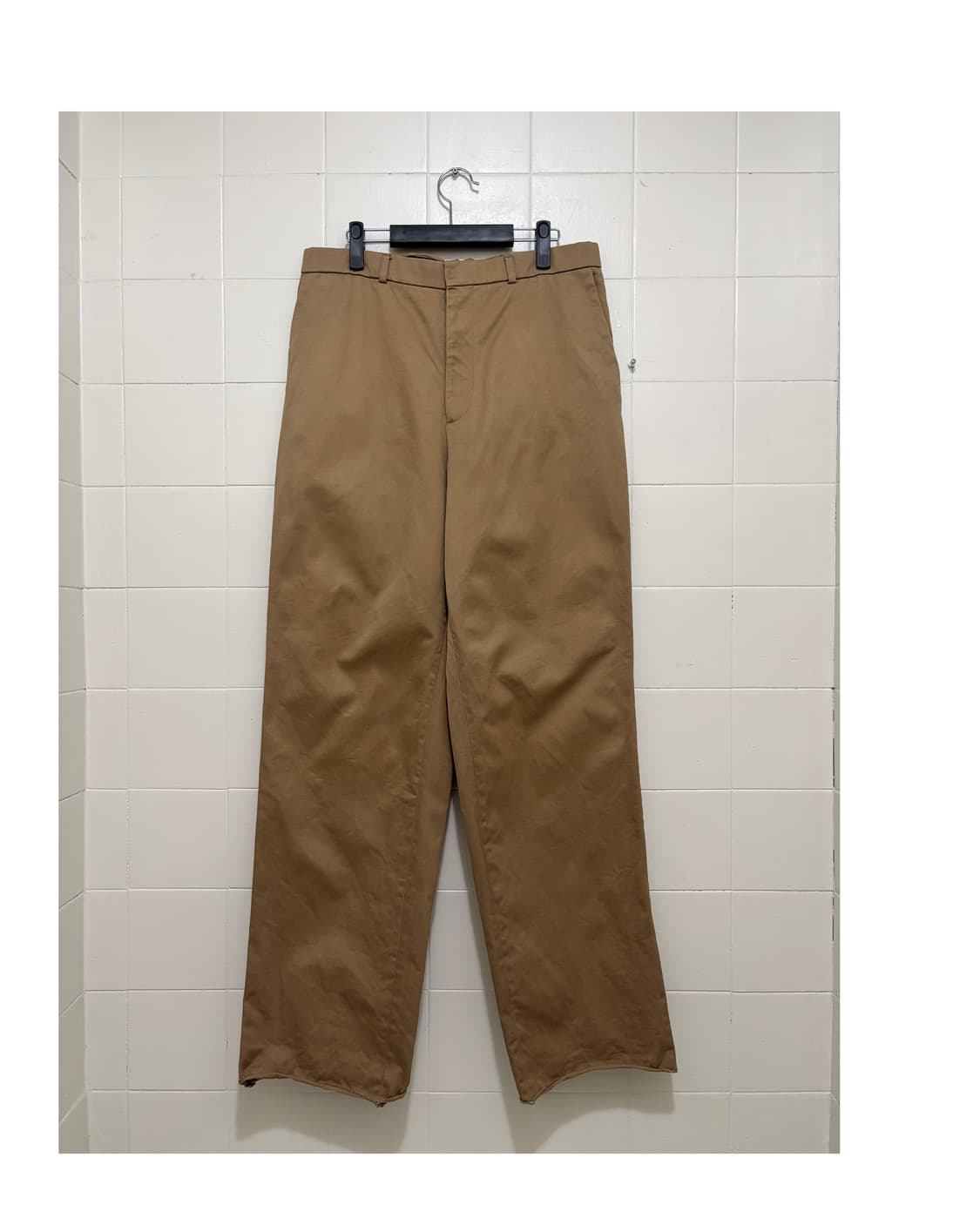 라프 시몬스 테이핑 와이드 레그 코튼 트라우저 상품이미지2