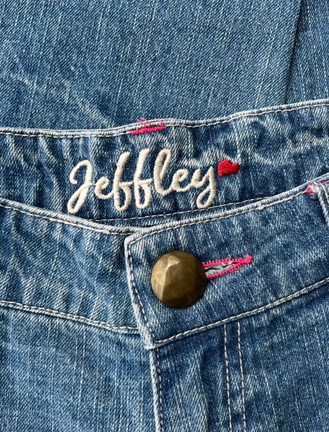 제프리 Y2K 스위트 아트 데님 팬츠 상품이미지7