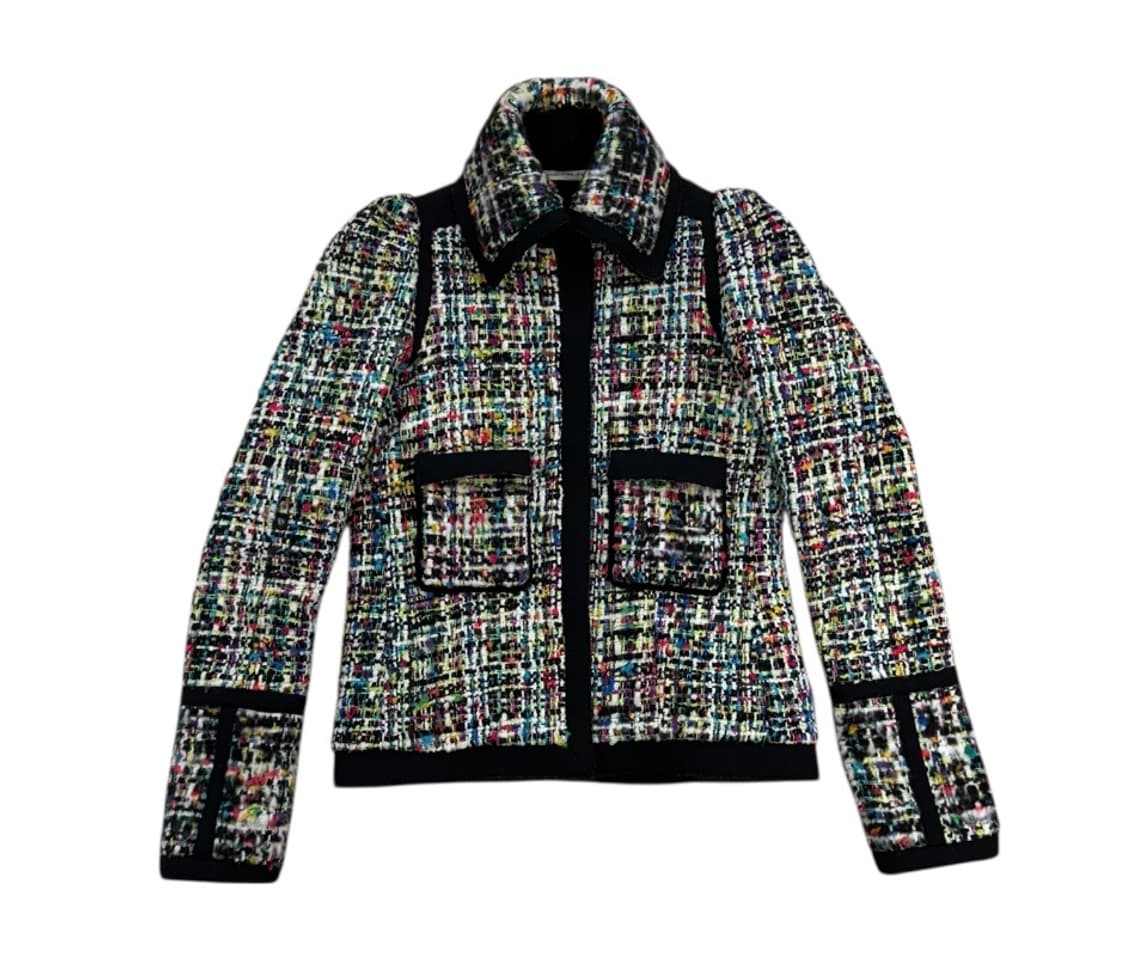 발렌시아가 07FW 런웨이 멀티컬러 헤비 트위드 자켓 상품이미지1
