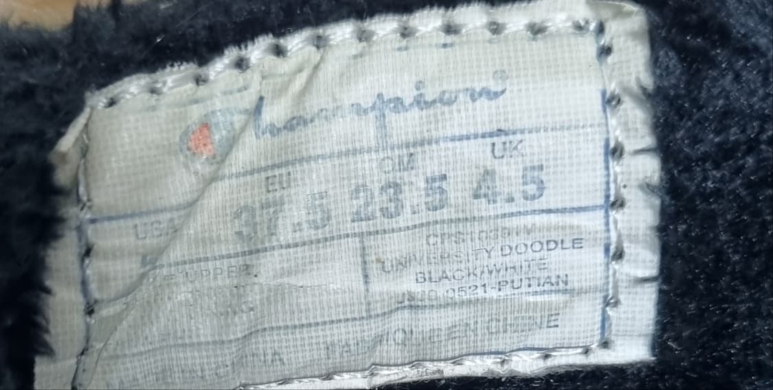 쳄피온 블랙 겨울 방한 슬립온 235 상품이미지5