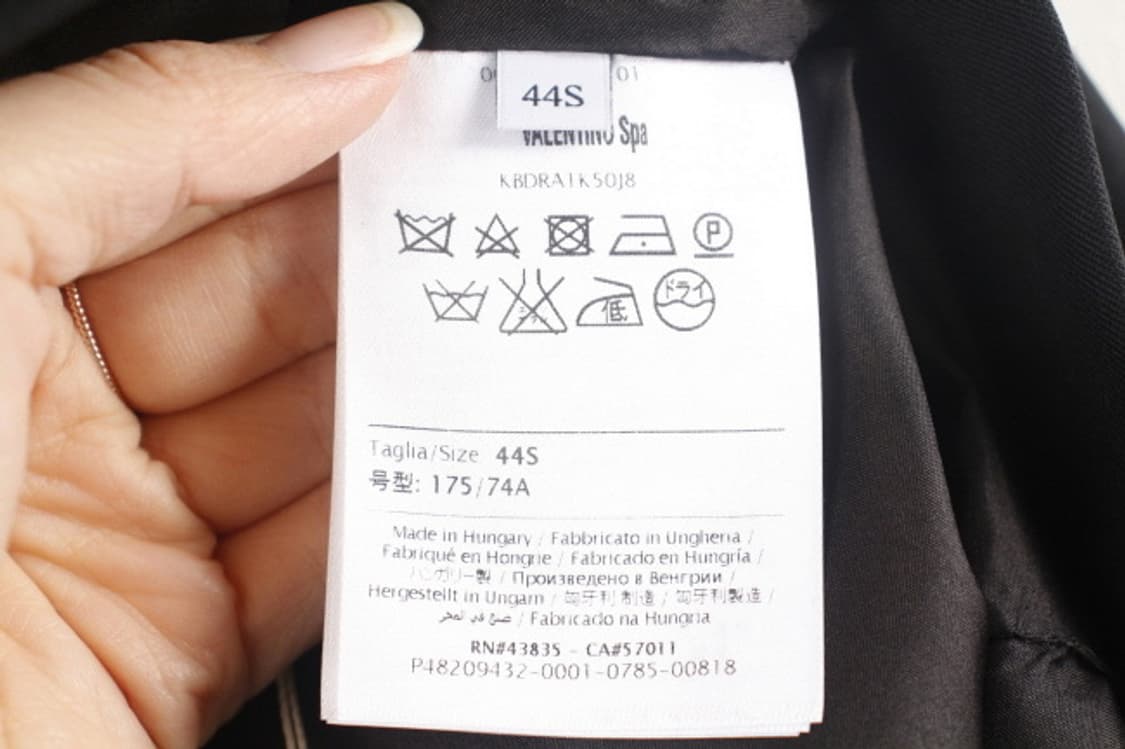 Valentino 블랙 A라인 스커트 상품이미지6