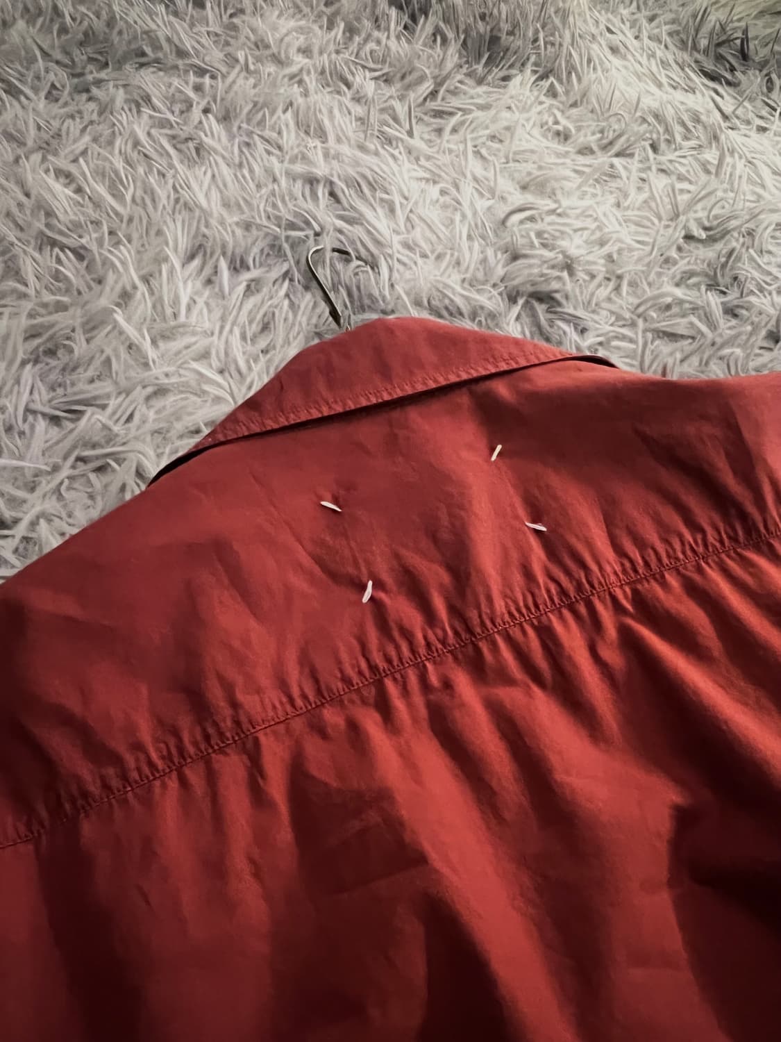 마르지엘라 버건디 셔츠 상품이미지4