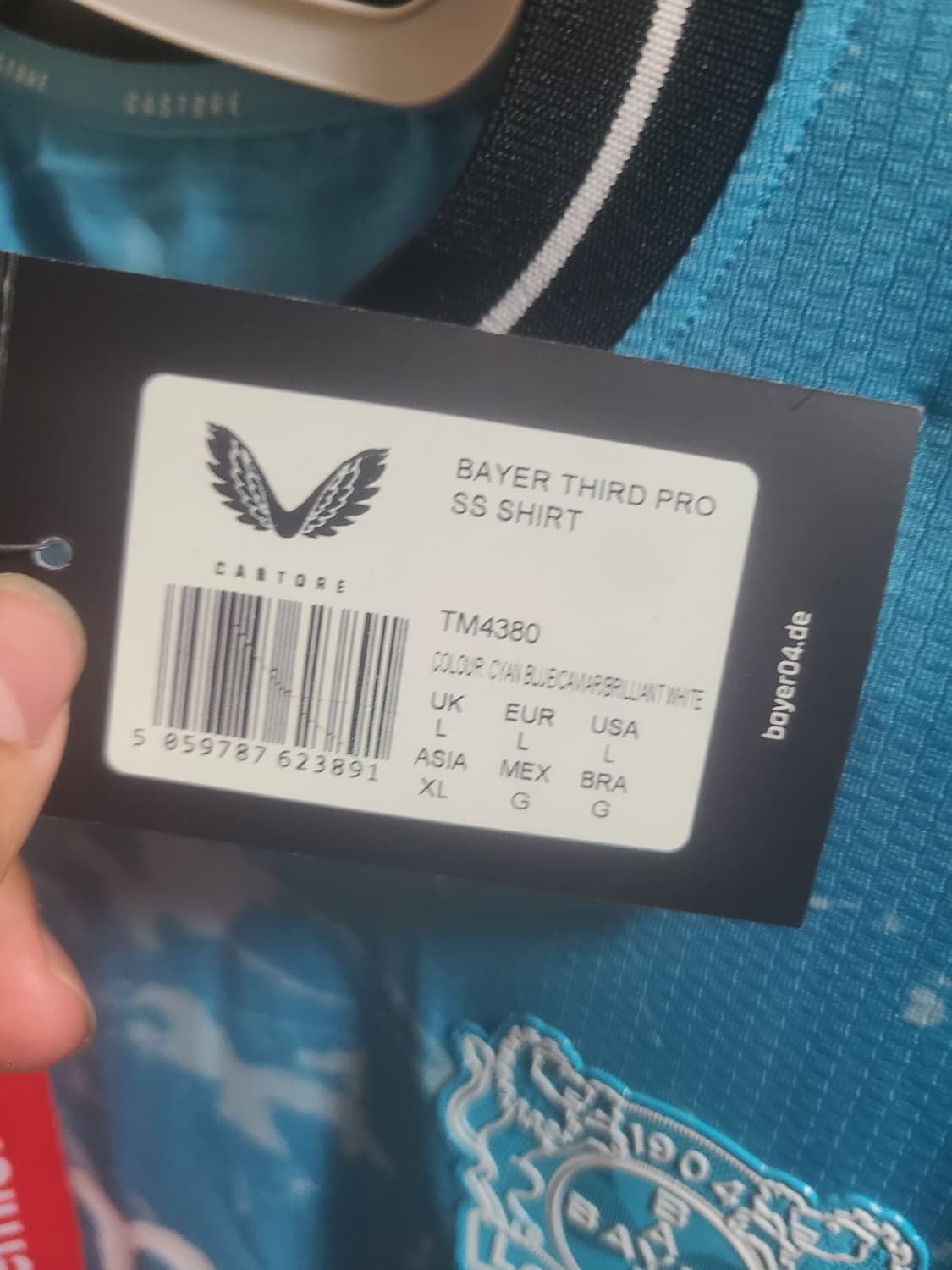 레버쿠젠 23-24 써드 어센틱(지급용) 해외L사이즈 상품이미지3