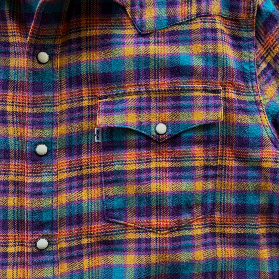 [M]리바이스 Levi's 웨스턴 체크 플란넬 셔츠 상품이미지8