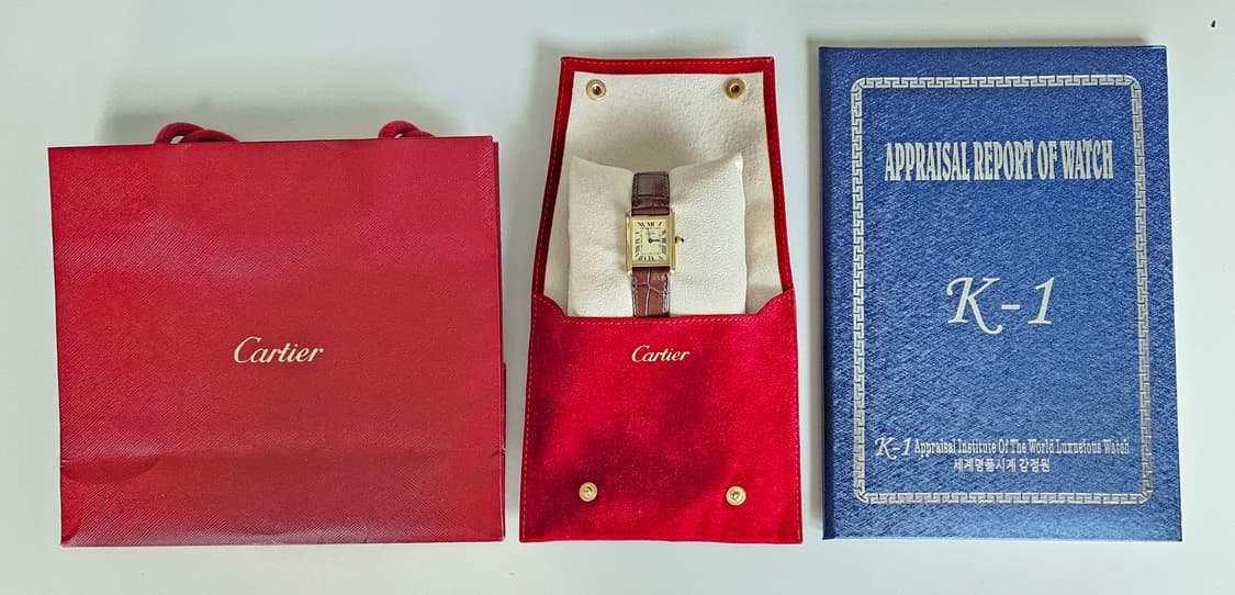 까르띠에 빈티지 탱크머스트 스몰 쿼츠 (디버클) 상품이미지7