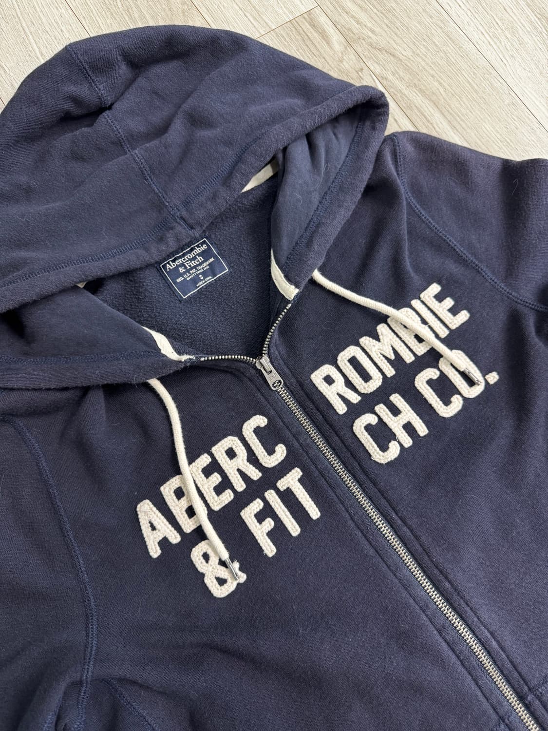 아베크롬비 네이비 후드집업 상품이미지3