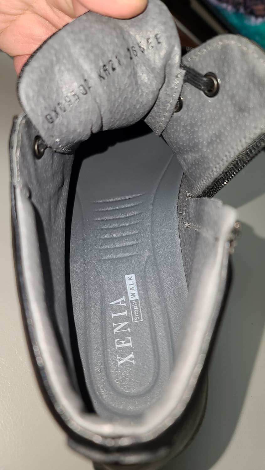 제니아 남성 가죽 사이드 지퍼 부츠 (265EE), 다크 네이비 상품이미지6