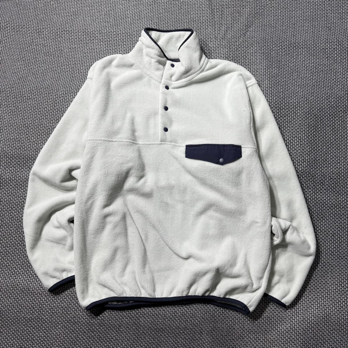 (새상품) 빈티지 아웃도어 플리스 스냅티 상품이미지1