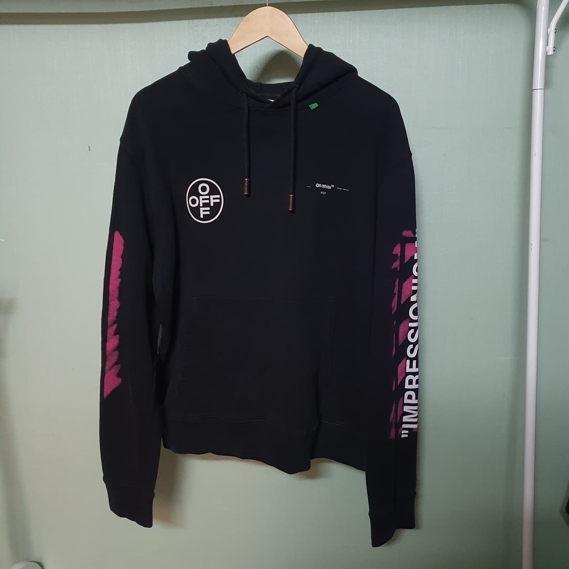 오프화이트 후드티 xl 상품이미지2