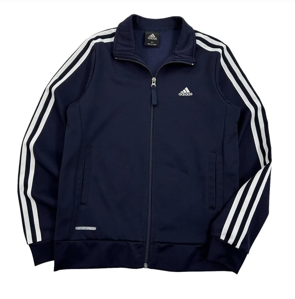 대대장 희귀 아디다스 밤하늘 보라색 네이비 삼선 트랙탑 져지 딱붙핏 슬림 상품이미지1