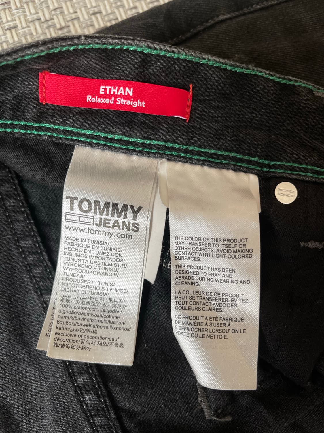 디스트로이드 블랙진 RELAXED STRAIGHT 32 상품이미지7