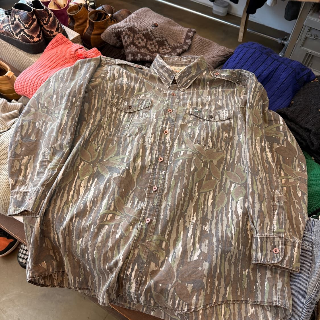 RED HEAD 리얼트리 MADE IN USA 셔츠 상품이미지1