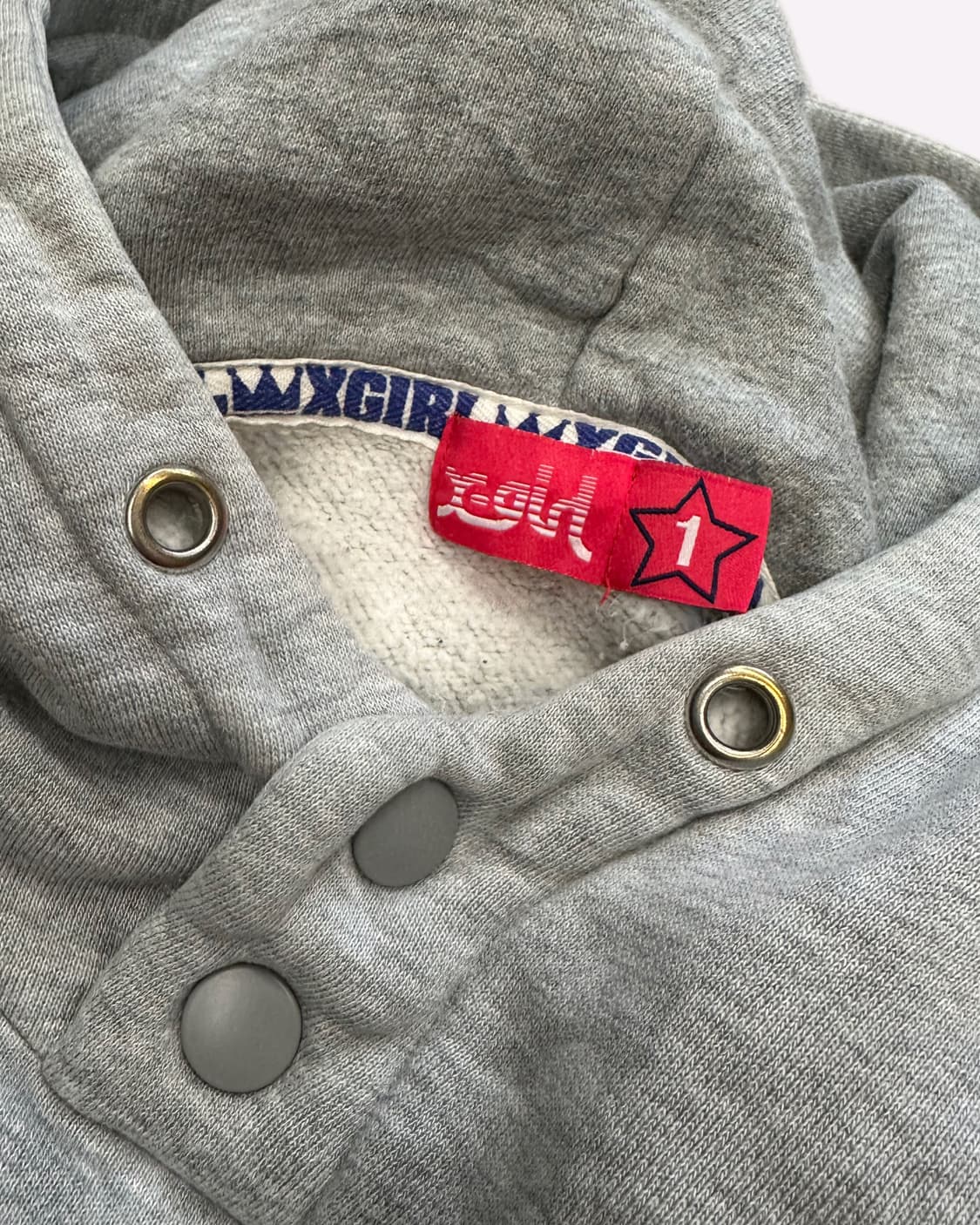X-GRIL boucle logo hood t-shirt 상품이미지5