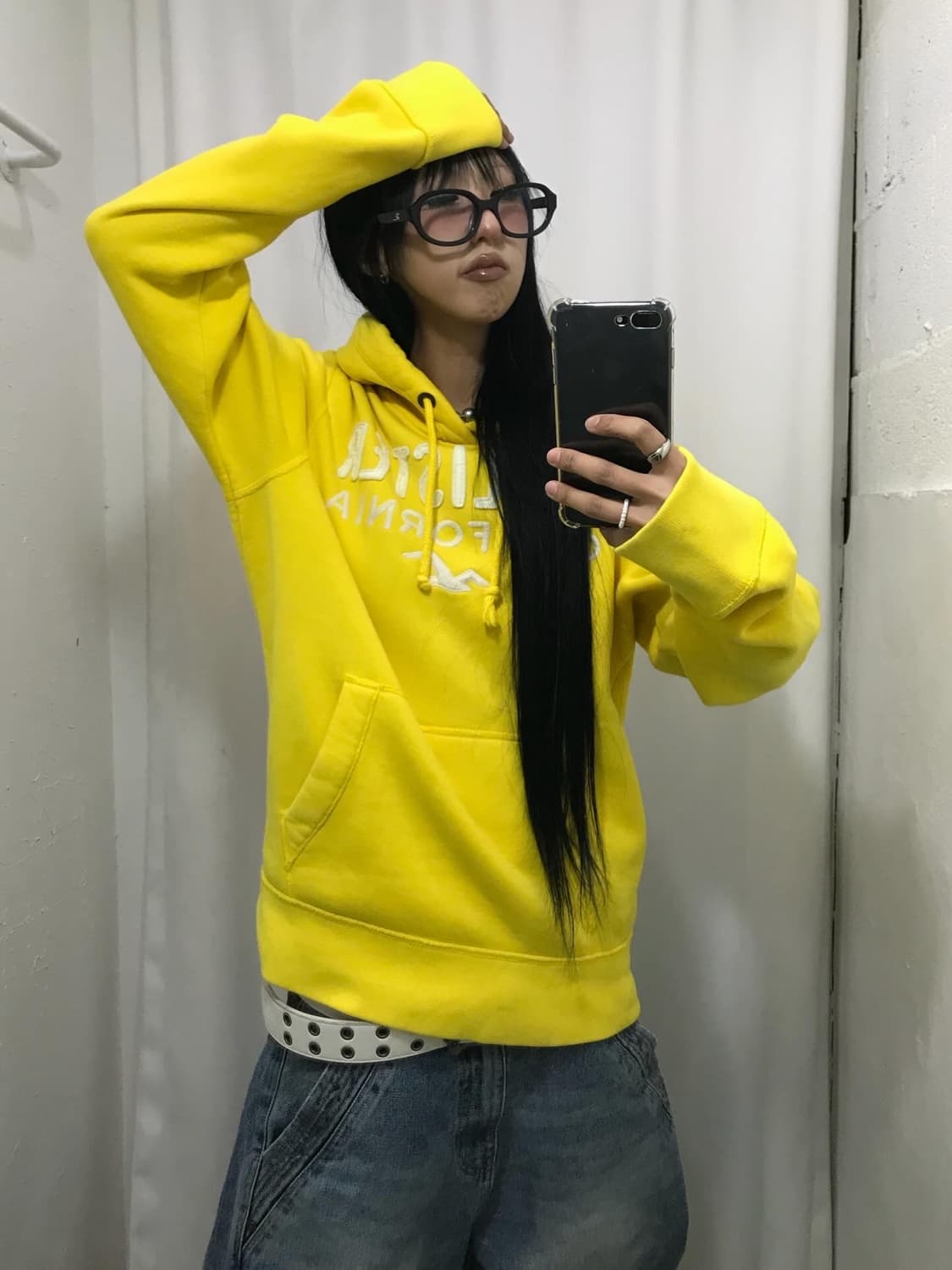 Hollister Yellow Hoodie 상품이미지6