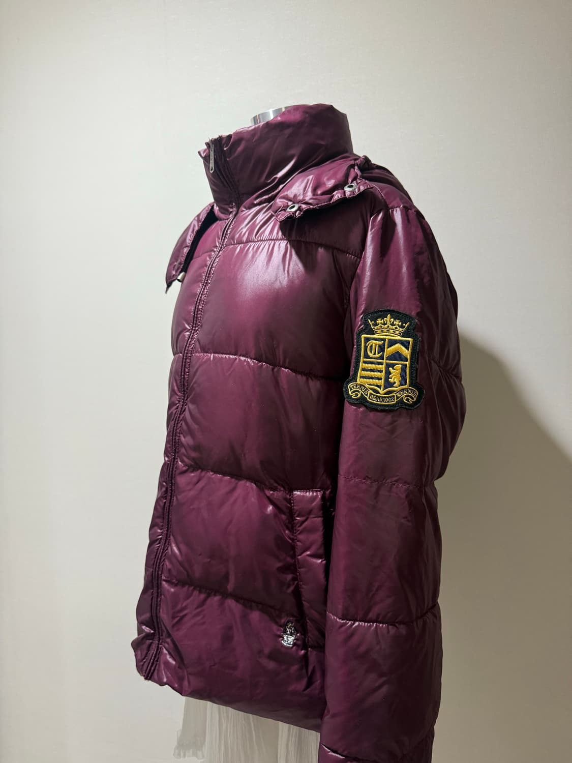 티니위니 자색고구마 패딩 자주색 패딩 숏패딩 상품이미지2