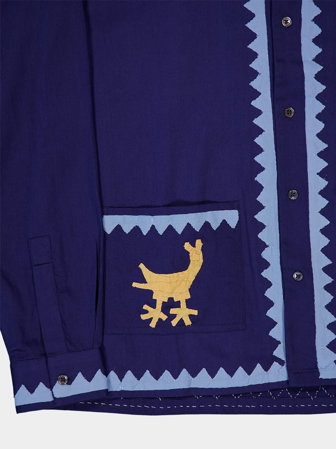 바지스트 아플리케 셔츠 상품이미지5