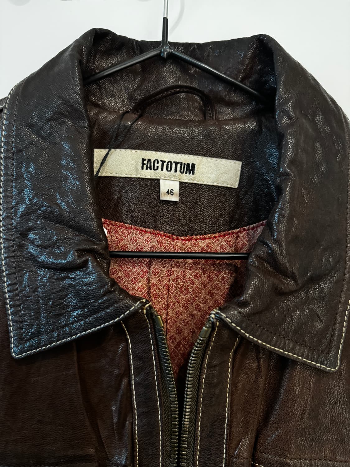 Factotum leather jacket 상품이미지4