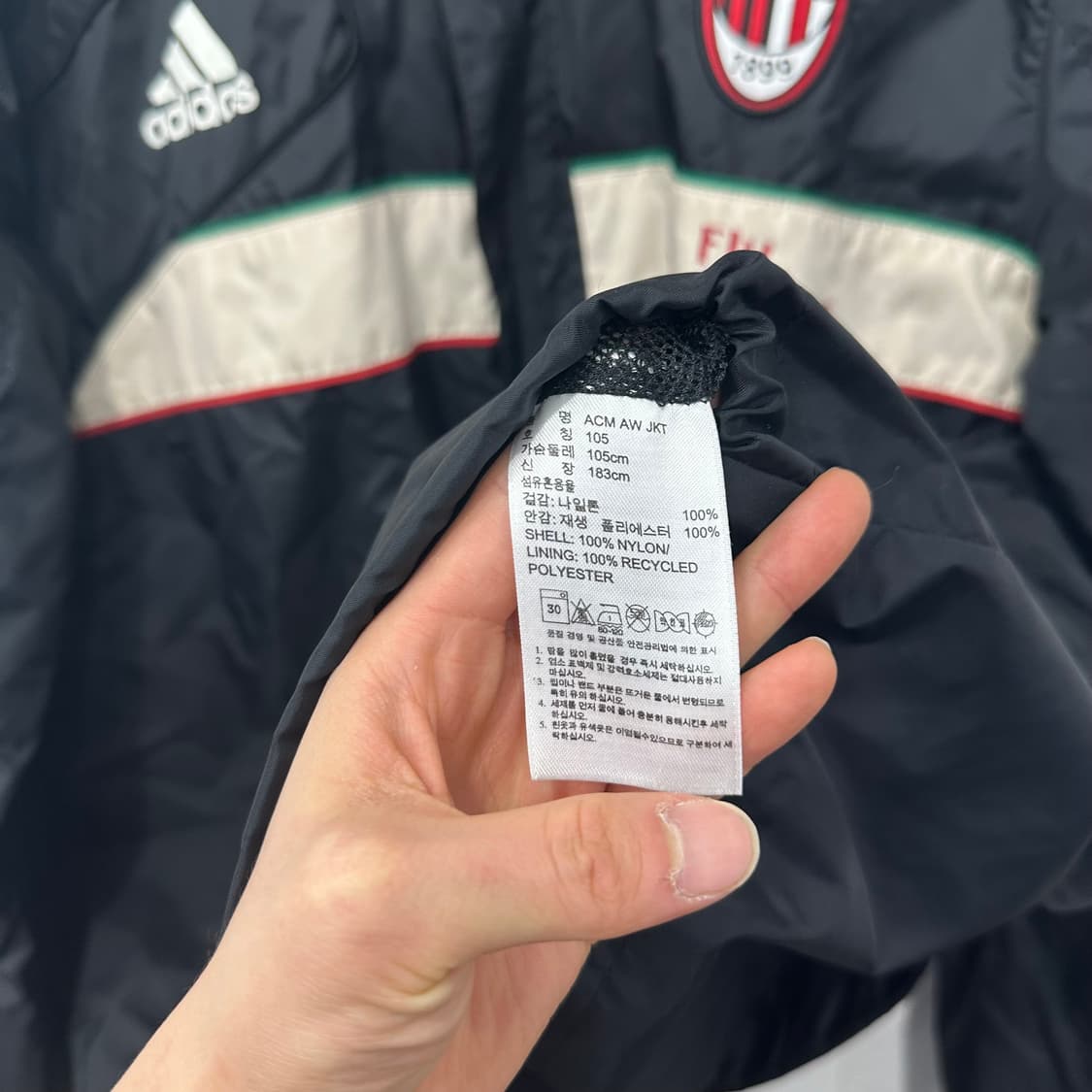 아디다스 AC 밀란 바람막이 상품이미지7