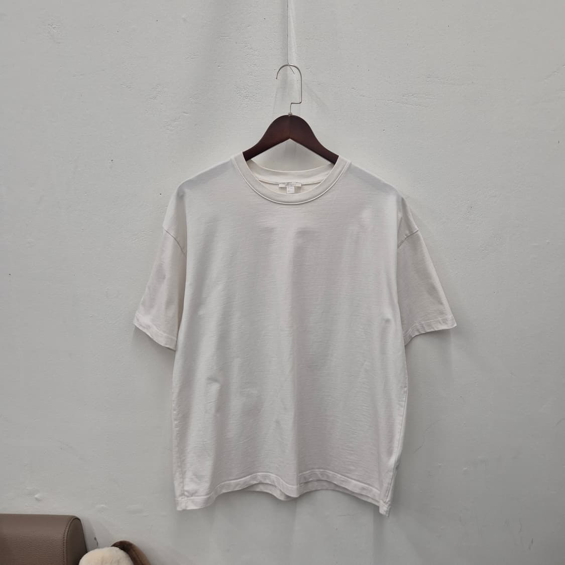 코스 릴랙스드핏 코튼 티셔츠 M 상품이미지1