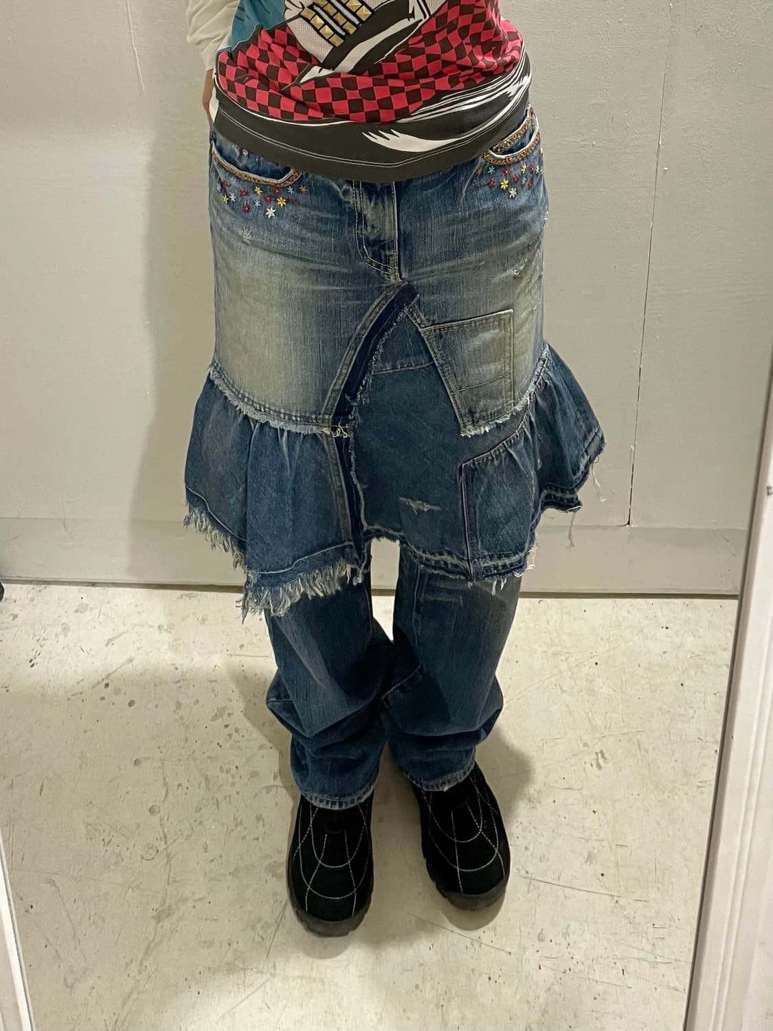 히스테릭글래머 펑크 데님스커트 상품이미지2