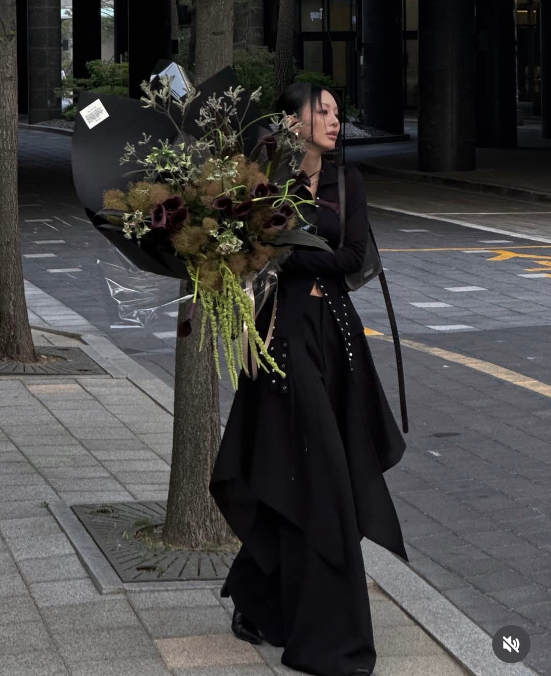 트리밍버드 Layered Drape Wrap Trouser (블랙) 상품이미지1