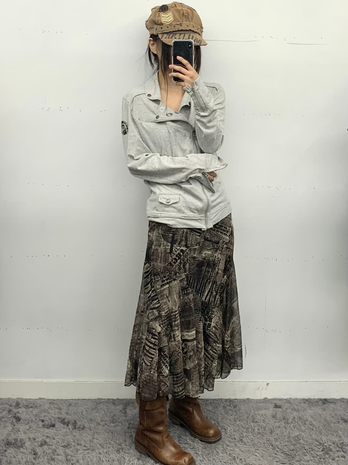 디젤 코튼 라이더 집업 상품이미지2