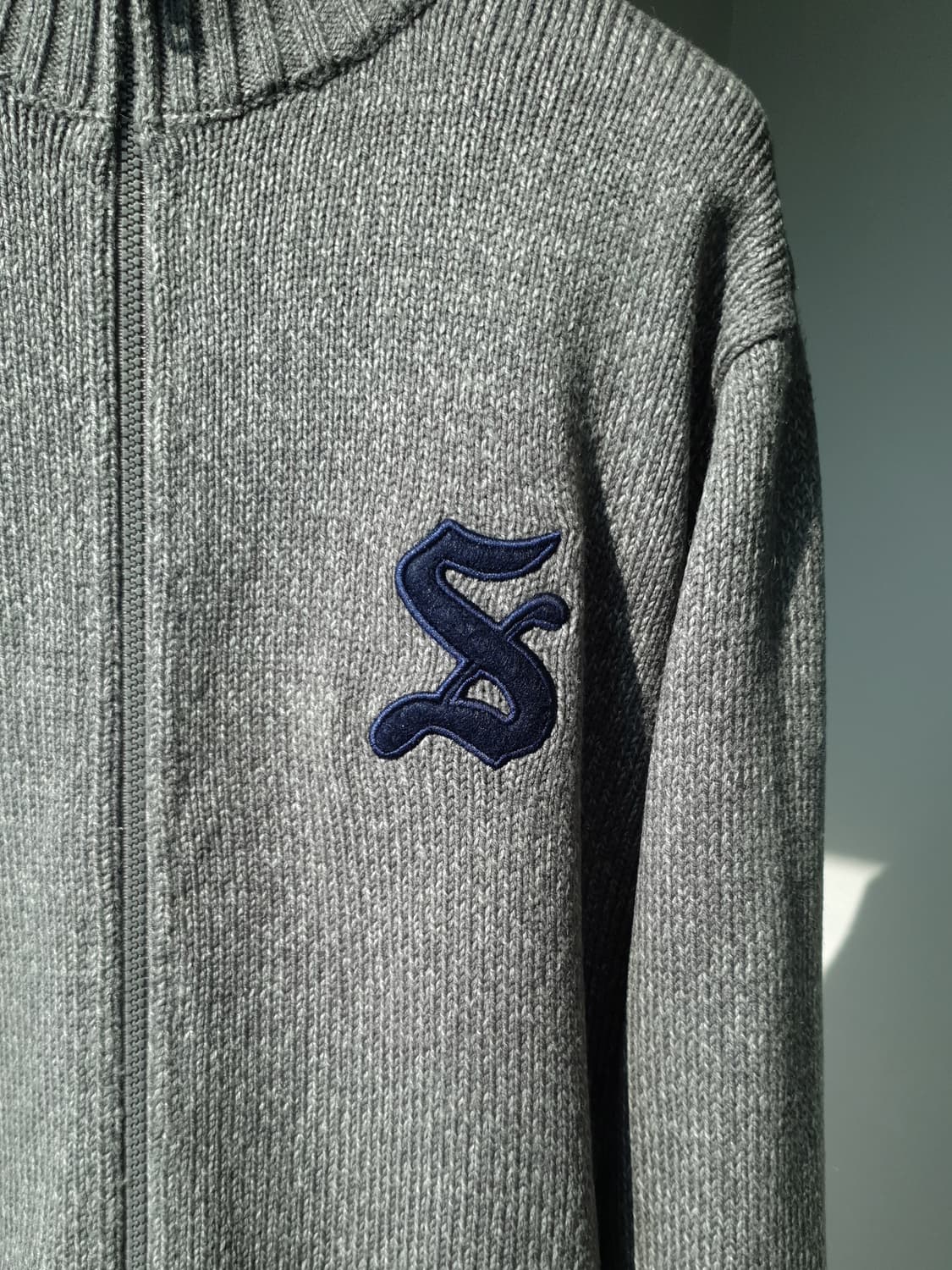 90s, 00s STUSSY driver knit zipup 상품이미지4