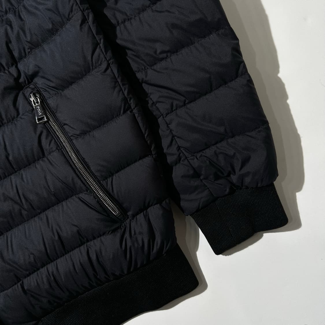 폴로 랄프로렌 덕다운 경량 패딩 블루종 자켓 블랙 상품이미지8