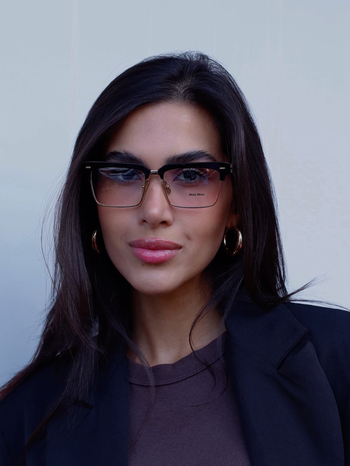 미우미우 안경(장원영 안경, 하금테)판매 상품이미지4