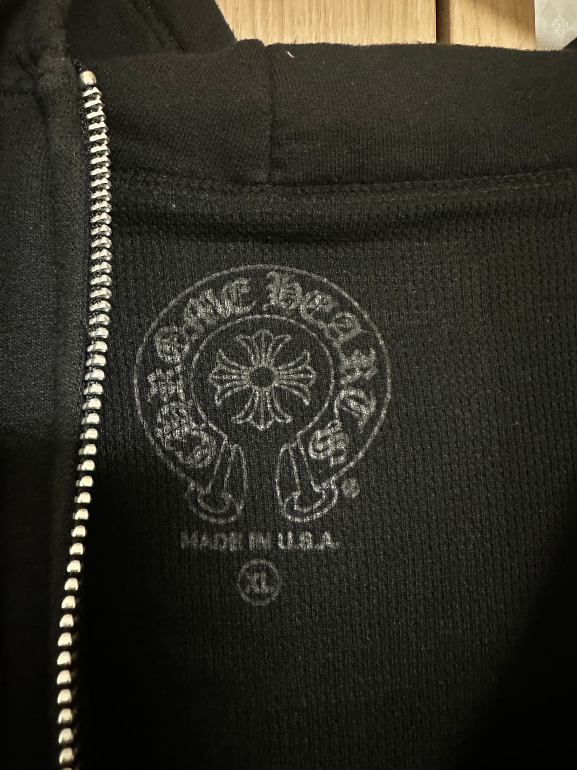 크롬하츠 홀스슈 플로랄 헤비웨이트 후드집업 xl 상품이미지4